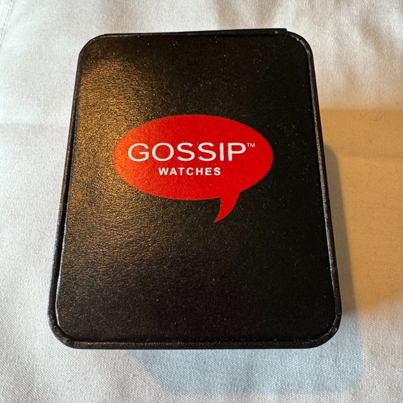 Gossip Goldtone w/Rhinestone Dial Chronography Watch - Picture 6 of 10